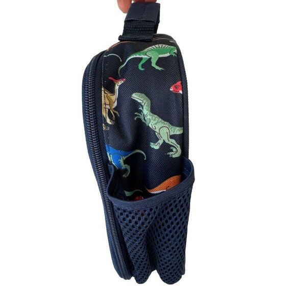 TOMMY BAHAMA KIDS LUNCH BOX BAG INSULATED DINOSAURS NAVY 8 X 10 NWT - Picture 3 of 6
